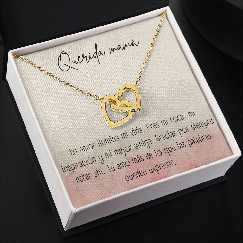 Intertwined hearts necklace 