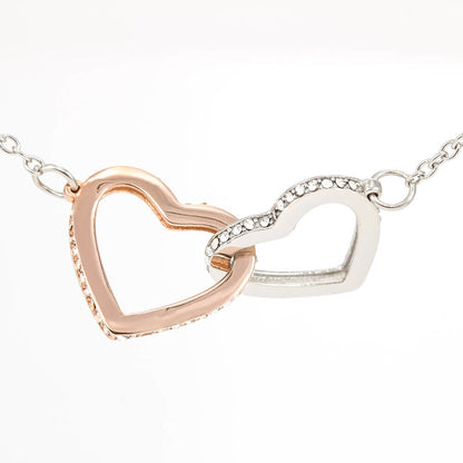 Intertwined hearts necklace 